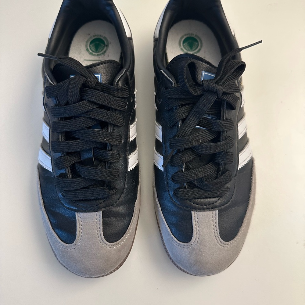 Adidas Black and Gray Classic Sneakers